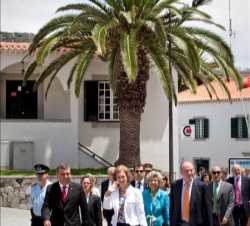 Don Juan Carlos y Doña Sofía, en la isla de Porto Santo
