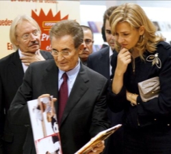 Doña Cristina, durante su recorrido