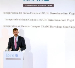 Don Felipe durante su discurso
