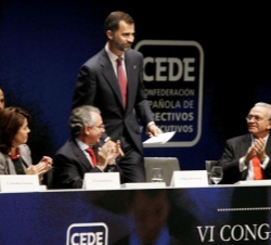 Don Felipe durante su intervención