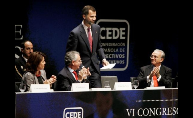 Don Felipe durante su intervención