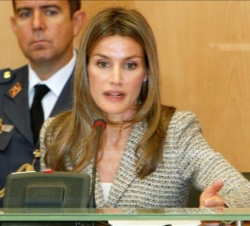 La Princesa de Asturias durante sus palabras