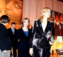 La Infanta Doña Cristina, durante el acto