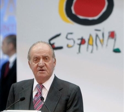 Don Juan Carlos durante su intervención