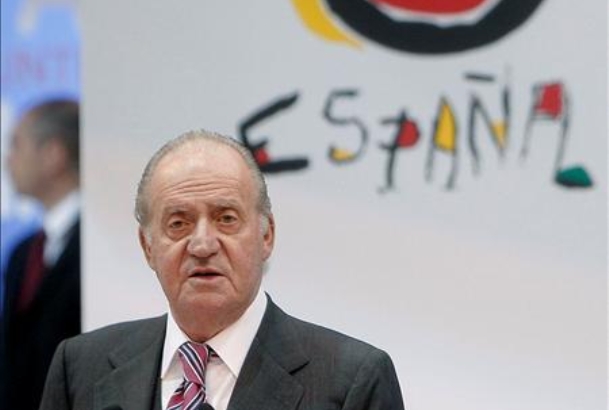 Don Juan Carlos durante su intervención
