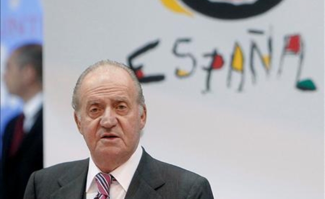 Don Juan Carlos durante su intervención