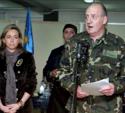 Don Juan Carlos durante su intervención