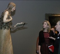 Doña Cristina contempla María Magdalena meditando en la Crucifixión, obra de Pedro de Mena