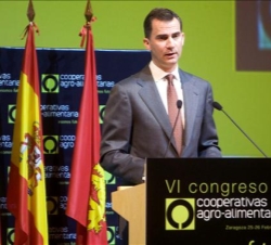Don Felipe, durante sus palabras