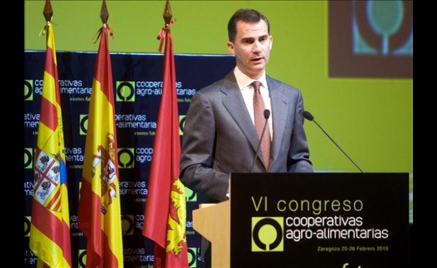 Don Felipe, durante sus palabras