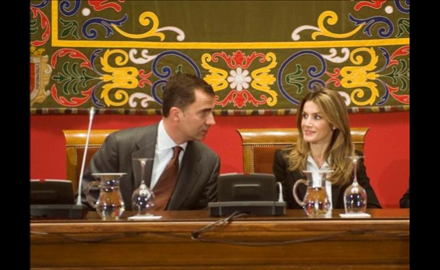 Los Príncipes, durante el acto