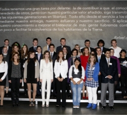La Princesa, con los jóvenes premiados en el concurso