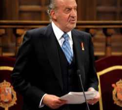 El Rey, durante su discurso
