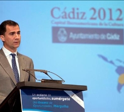 Don Felipe durante su intervención