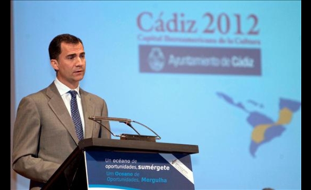 Don Felipe durante su intervención