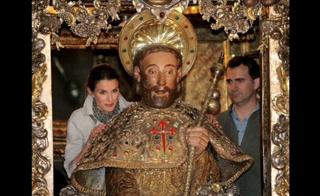 Los Príncipes, junto al Apóstol