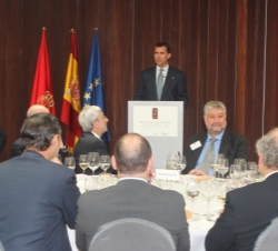 El Príncipe de Asturias, durante sus palabras