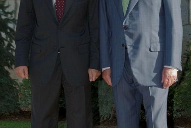 Don Juan Carlos con el presidente del Gobierno
