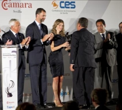 Los Príncipes entregan los premios a las empresas galardonadas