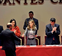 La Princesa entrega el premio a Fernando Lalana