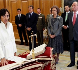 Rosa Aguilar Rivero promete su cargo como ministra de Medio Ambiente, y Medio Rural y Marino
