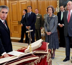 José Ramón Jáuregui Atondo promete su cargo como ministro de la Presidencia