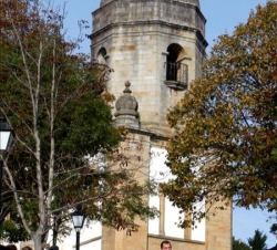 Don Felipe y Doña Letizia, en la Iglesia de Santa María de Sádaba