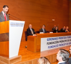Don Felipe durante su intervención