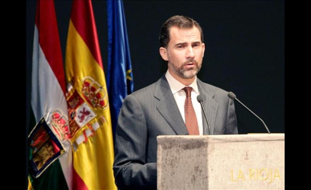 Don Felipe durante su discurso