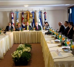 Desayuno de trabajo con los Presidentes Centroamericanos