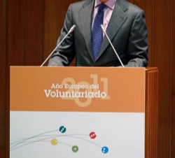 Don Felipe, durante su discurso
