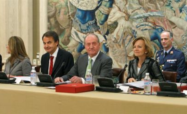 Fotografía de la mesa presidencial