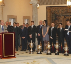 Don Juan Carlos, durante su discurso