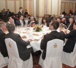 Vista de la mesa presidencial