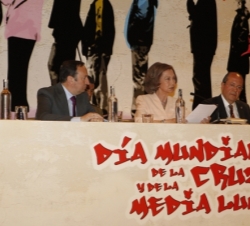 Su Majestad la Reina durante su intervención