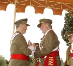 El Rey entregó el premio extraordinario Zarco del Valle al teniente general Agustín Quesada