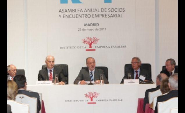 Su Majestad el Rey durante su intervención