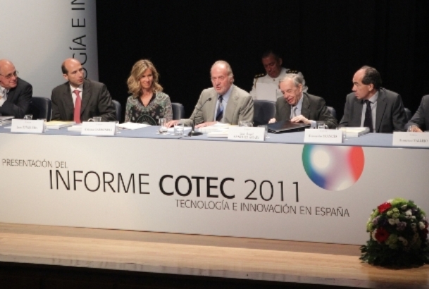 Don Juan Carlos al comienzo de Asamblea anual de la Fundación Cotec para la Innovación Tecnológica