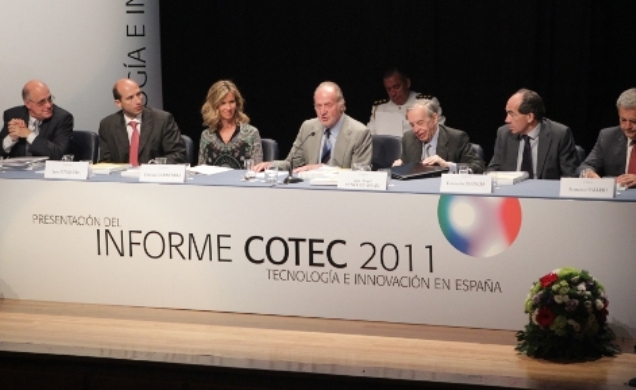 Don Juan Carlos al comienzo de Asamblea anual de la Fundación Cotec para la Innovación Tecnológica