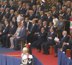 Vista de la tribuna de honor