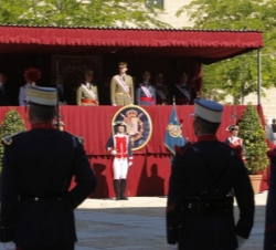 Don Felipe durante el acto