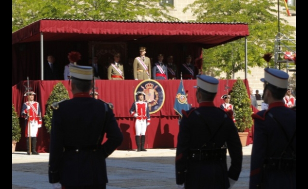 Don Felipe durante el acto