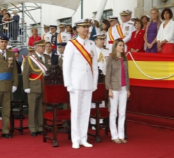 Los Príncipes, en la tribuna presidencial