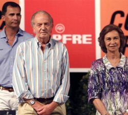 Sus Majestades los Reyes durante la entrega de premios