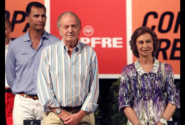 Sus Majestades los Reyes durante la entrega de premios