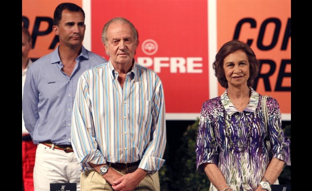 Sus Majestades los Reyes durante la entrega de premios