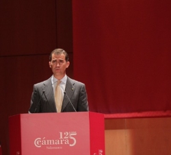 Don Felipe durante su intervención