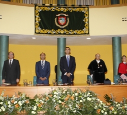 Vista de la mesa presidencial