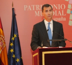 Don Felipe durante su intervención