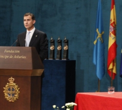 Don Felipe durante su intervención